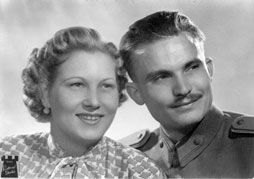 Kaposi Edit és Vass Lajos 1950-ben (Vass Dániel tulajdona)