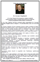 Elhunyt Dr. Gerzanics Magdolna 