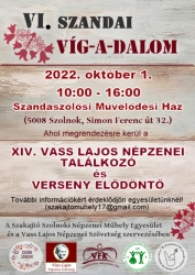 VI. SZANDAI VÍG-A-DALOM és elődöntő