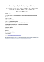 Regionális Népzenei Találkozó - Szakmai Nap